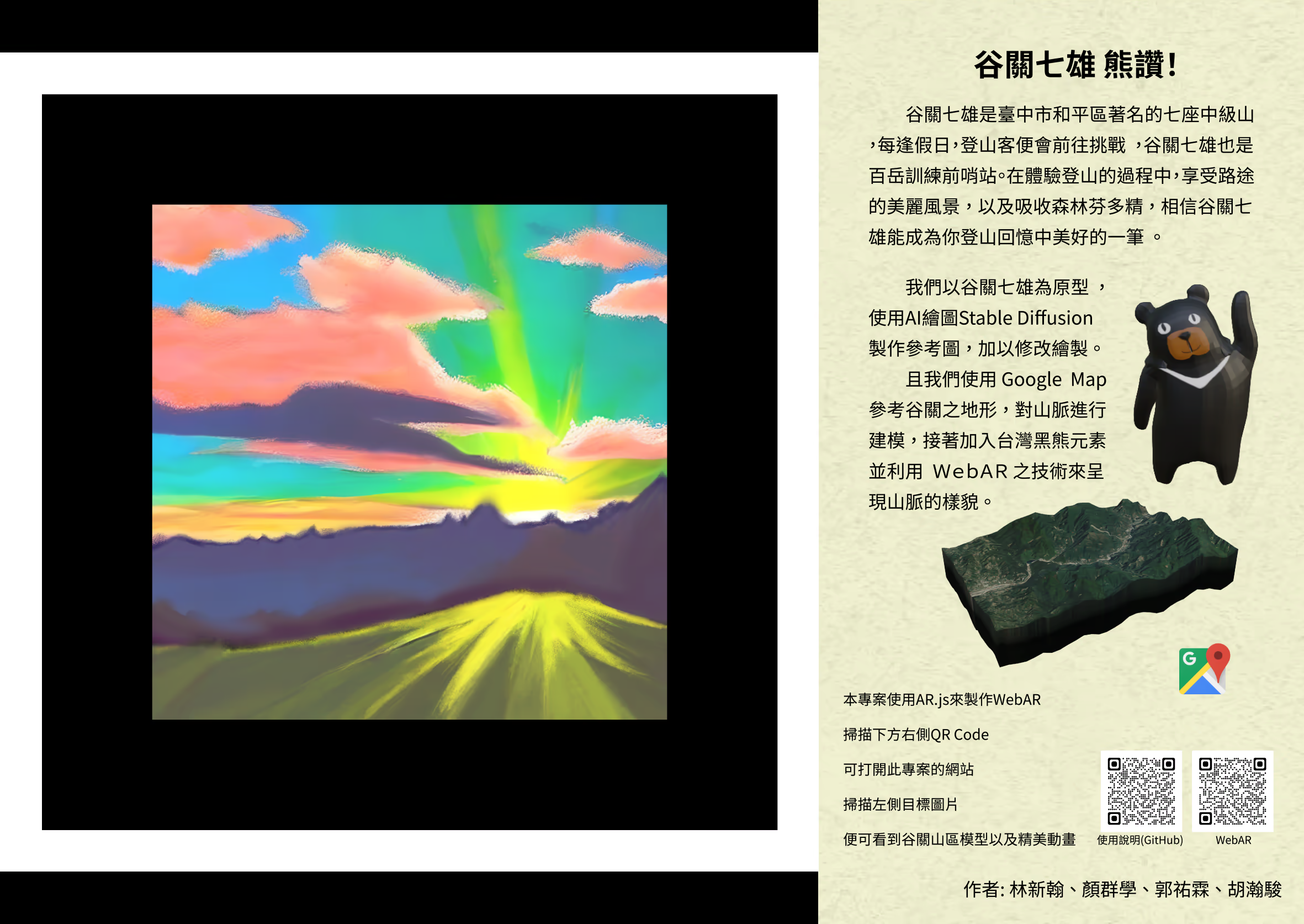 國資圖展覽 – 谷關七雄 雄讚!